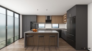 Muebles de Cocina Modernos de Alta Gama, Estilo Italiano, Laminado Blanco de Lujo, en Paquete Plano - Product Image 4