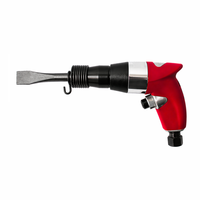 Martillo Neumático Profesional Palm Air, Herramienta Neumática de 4500 BPM, Trabajo Ligero, 0.3HP, Diseño Compacto de Aluminio con Cinceles HY-820