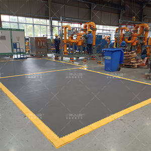Uso de fábrica, alfombrilla de garaje industrial comercial antideslizante para interiores de 6,5 MM, baldosas de vinilo de PVC, característica antideslizante para taller - Product Image 4