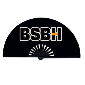 Abanicos Plegables de Bambú Grandes Personalizados QM, con Arte Folclórico Pintado a Mano, de Tela de Nailon, Origen China, Coleccionables - Product Image 5