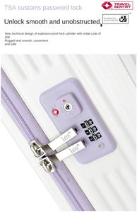 2025 unisexe grande capacité chariot bagages nouvelle ouverture avant étanche Spinner valise fermeture éclair étendue couche <span class=keywords><strong>supplémentaire</strong></span> Simple - Product Image 4