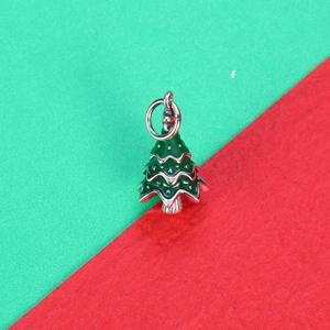 Pendentif <span class=keywords><strong>de</strong></span> Noël en émail, Arbre <span class=keywords><strong>de</strong></span> Noël, Flocons <span class=keywords><strong>de</strong></span> <span class=keywords><strong>neige</strong></span>, Pull <span class=keywords><strong>de</strong></span> Noël, Compatible avec bracelet <span class=keywords><strong>Pandora</strong></span>, Cadeau <span class=keywords><strong>de</strong></span> Noël DIY - Product Image 2