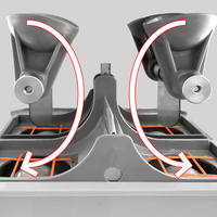 Automatische citruspers van roestvrij staal, elektrische fruitsapcentrifuge