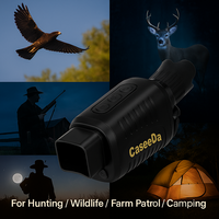 Lunette de vision nocturne infrarouge Caseeda avec vision nocturne numérique IR à 7 niveaux, monoculaire longue portée pour la chasse