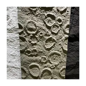 Luxe 3d Pu Steen Polyurethaan Kunststeen Maan Rotswand Panelen Voor Interieur