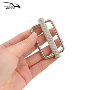 Boucle de réglage rapide en acier inoxydable 316, 51 mm, moletée, technique japonaise, pour la plongée, équipement de plongée, fixation latérale - Product Image 4