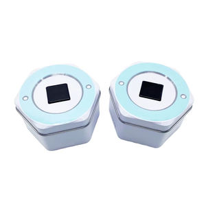 Caja de regalo poligonal simple personalizada Caja de regalo de metal Caja de lata hexagonal de regalo Caja de lata de aluminio - Product Image 2