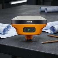 Kit de Topografía GNSS RTK V200, 1408 Canales Satelitales, Establecimiento de Puntos de Referencia con Diseño AR y Radio de Largo Alcance de 10 km para Mapeo de Construcción