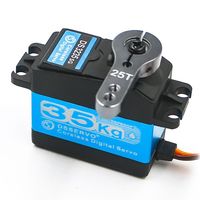 Servo Digital Impermeable de Alto Torque de 35 KG con Engranajes Metálicos y Material Plástico