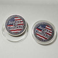 Prix compétitifs 1993-2025 Amérique Charlie Kirk Pièce de collection souvenir Pièces plaquées or argent