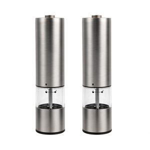 Molinillo de Pimienta Eléctrico a Pilas, Cuerpo de Acero Inoxidable, Puede Moler Pimienta y Sal Marina - Product Image 6