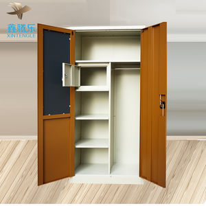 Armoire à 2 portes battantes, rangement des vêtements, casier en acier, gymnase, armoire en fer, <span class=keywords><strong>placard</strong></span> en métal, <span class=keywords><strong>placard</strong></span> de chambre - Product Image 5