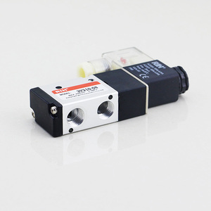 única de/de Control eléctrico de válvula neumática AC220V 3 vías 2 posiciones 3/2 solenoide operada por aire Válvula de - Product Image 1