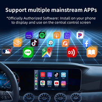 Adaptateur sans fil 2-en-1 CarPlay et Android Auto 2026 Plug and Play à faible consommation, mini dongle USB-C Bluetooth pour voitures avec reconnexion automatique
