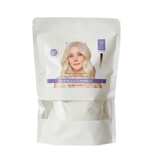 Yafeila Low Ammonia Dust-Free Hair Color <strong>Bleach</strong> Powder <strong>Developer</strong> 500g Premium Grade 9 Levels Demi-Permanent Non-Drip Color - Product Image 5
