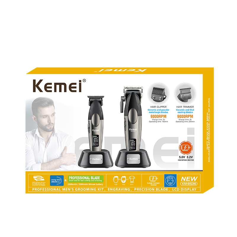 Kemei Hair Clippers - Professional Grooming Set for Men