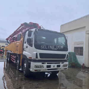 Camiones usados Isuzu Sany 37m 48m 52m con bomba de pluma de hormigón, componentes de engranajes y motor esencial y diésel de China a la venta - Product Image 6