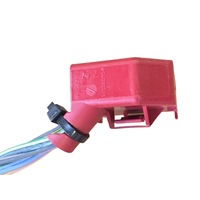 Carcasa de Receptáculo Original VW Audi de 20 Vías 8E0972420, Enchufe Rojo para Sistema MQS