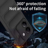 Funda de Silicona Líquida Tipo Armadura a Prueba de Golpes para Xiaomi Poco M7, C71, M7 Pro, F7 y Poco X7 Pro