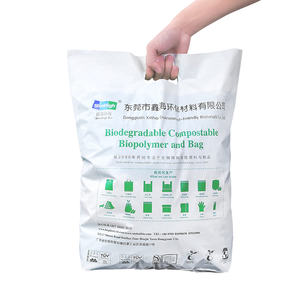 Custom Logo Luxury Grocery <strong>Bag</strong> Carrier Biodegradable PLA <strong>Plastic</strong> Shopping <strong>Bags</strong> for Supermarket Use <strong>with</strong> Shoes and Socks - Product Image 5