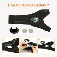 Lampe de poche LED rechargeable par USB à deux doigts Gants Lampe de poche de nuit pour la réparation en plein air Pêche Camping Light
