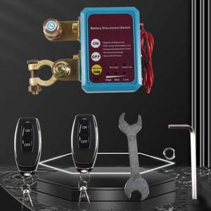 CLIPOL interrupteur de déconnexion de batterie à distance <span class=keywords><strong>12V</strong></span> 240A interrupteur de coupe automatique interrupteur de mise à mort de batterie pour voiture <span class=keywords><strong>automobile</strong></span> - Product Image 4