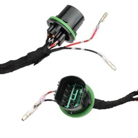 Lumière LED ambrée pour calandre de réservoir, installation sans perçage, lampe de pare-chocs avant avec kit de câblage Plug & Play