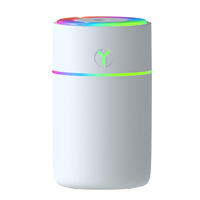 Mini humidificateur portatif de brume de jet de la lumière colorée 230ml H2o Usb ultrasons humidificateur d'air de voiture vente en gros