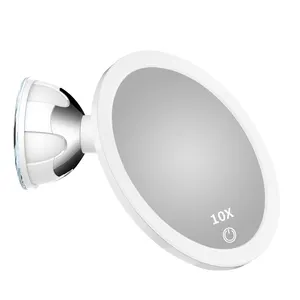 M6 Best Products 360 Degree Wall Mounted Desktop Led Lighted Magnifying Makeup Mirror