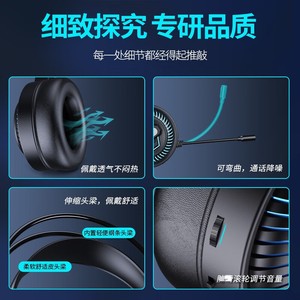 Hp Gaming Headset Wired Usb 7.1 Surround Sound With Noise Cancelling <b>Mic</b> <b>For</b> <b>Pc</b> Laptop Esports - Product Image 2
