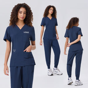Comodo Set di Divise Ospedaliere per Donne, Pantaloni e Magliette Elasticizzati, Uniforme Infermieristica, Abbigliamento Medico, Produttori di Divise Mediche - Product Image 4
