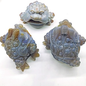 Wholesale Bulk Natural <strong>Crystal</strong> Carving <strong>Geode</strong> Agate Toad <strong>Crystal</strong> <strong>Geode</strong> for Decoration Souvenirs Gift - Product Image 5