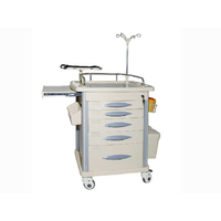 Chariot à médicaments durable RF-E26 avec tiroirs verrouillables pour une distribution sécurisée des médicaments