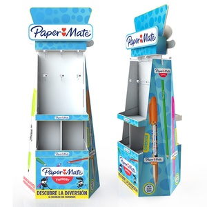 Exhibidor de Papel para Impresión de Logotipos CMYK, Exhibidor Colgante de Materiales Reciclados para Minoristas, Papelería para Tiendas - Product Image 1