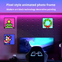 Écran d'affichage à pixels LED Yosovlamp pour décoration DIY, compatible Versa Tucson Golf, animation de bureau, éclairage mural, cadre photo