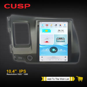 Estéreo Multimedia para Automóvil Android de 10.4 Pulgadas para <span class=keywords><strong>Honda</strong></span> Civic 2006-2011, Conducción Izquierda, Pantalla Táctil, Radio con GPS, BT, CarPlay Inalámbrico, Audio - Product Image 3