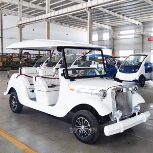 Stable Performance Electric Vintage Car Sightseeing Vehicle with Long Range 5/<b>8</b>/11/14 Seats 30Km/h Max Speed for Leisure - Product Image 3