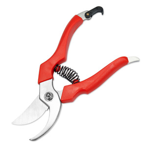 Lu Ban's Work Garden Shears Stainless Steel Bypass Pruner Red Handle For Pruning Branches And Harvesting - Product Image 2