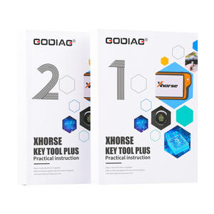 GODIAG Key Tool Plus 实用手册第1和第<span class=keywords><strong>2</strong></span>册 两本书籍，适合锁匠和车辆维修工程师 - Product Image 1