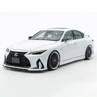 Kit carrosserie WALD en fibre de carbone pour Lexus IS300 IS350 IS500 2021 : lèvre avant, aileron arrière, diffuseur