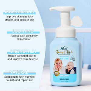 <span class=keywords><strong>Lotion</strong></span> hydratante pour bébé Nary OEM ODM, produits de soin de la peau pour enfants, lait corporel biologique naturel, 350 ml, crème apaisante douce - Product Image 3