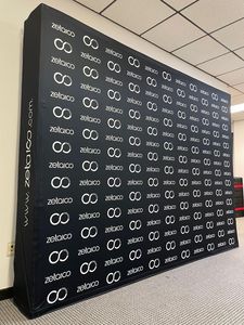Banderas Publicitarias Extensibles de 10 pies, 20 pies y 30 pies con Logotipo Personalizado, Banderas de Exhibición para Ferias Comerciales, Soportes de Aluminio con Tela Tensada - Product Image 6