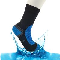 Chaussettes de randonnée imperméables avec logo personnalisé, chaussettes de sport professionnelles pour activités de plein air, respirantes, athlétiques, avec talon et bout renforcés