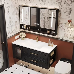 Solution de rangement pour salle de bain Fabrication de confiance Qualité Livraison uniforme Fonctions de rangement essentielles Vanité pour salle de bain - Product Image 5