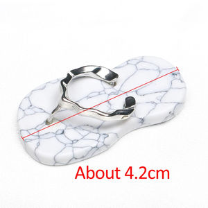 Kristal ayakkabı kolye zarif doğal kuvars gül kristal plaj terlikleri kolye Reiki enerji dengesi narin muska mücevherat - Product Image 4