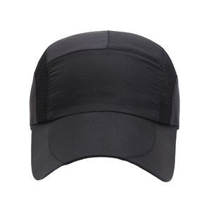 หมวกกันแดดผู้ชายสำหรับฤดูร้อนหมวกตาข่ายระบายอากาศแห้งเร็วมีลายโลโก้ - Product Image 5