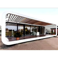 Cápsula Prefabricada Móvil Económica 2025 Hotel Cápsula Pod de Jardín Pequeña Cabina Modular Prefabricada Tipo Manzana Casa Contenedor