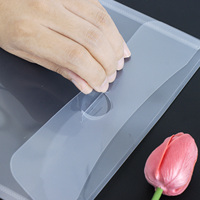Pochette de classement transparente en PP A4 A5 B5 avec boucle de déverrouillage latérale, pour feuilles mobiles verticales et horizontales, idéale pour l'école et le bureau