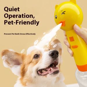 Machine à mousser intelligente en plastique pour chat et chien Gel de <span class=keywords><strong>bain</strong></span> et de douche Outil de nettoyage transfrontalier pour fournitures pour animaux de compagnie - Product Image 4