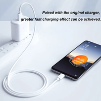 Kabel pengisi daya cepat, 120W 80W 67W 100W tipe C untuk Realme OPPO Reno15 Pro Data ponsel Android USB-A Find X9